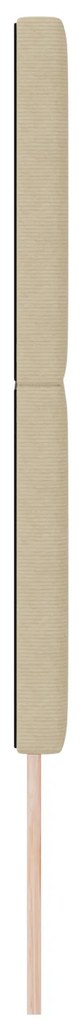 vidaXL LED κεφαλάρι με φώτα λωρίδας LED Γκρι Πράσινο 144 cm ύφασμα