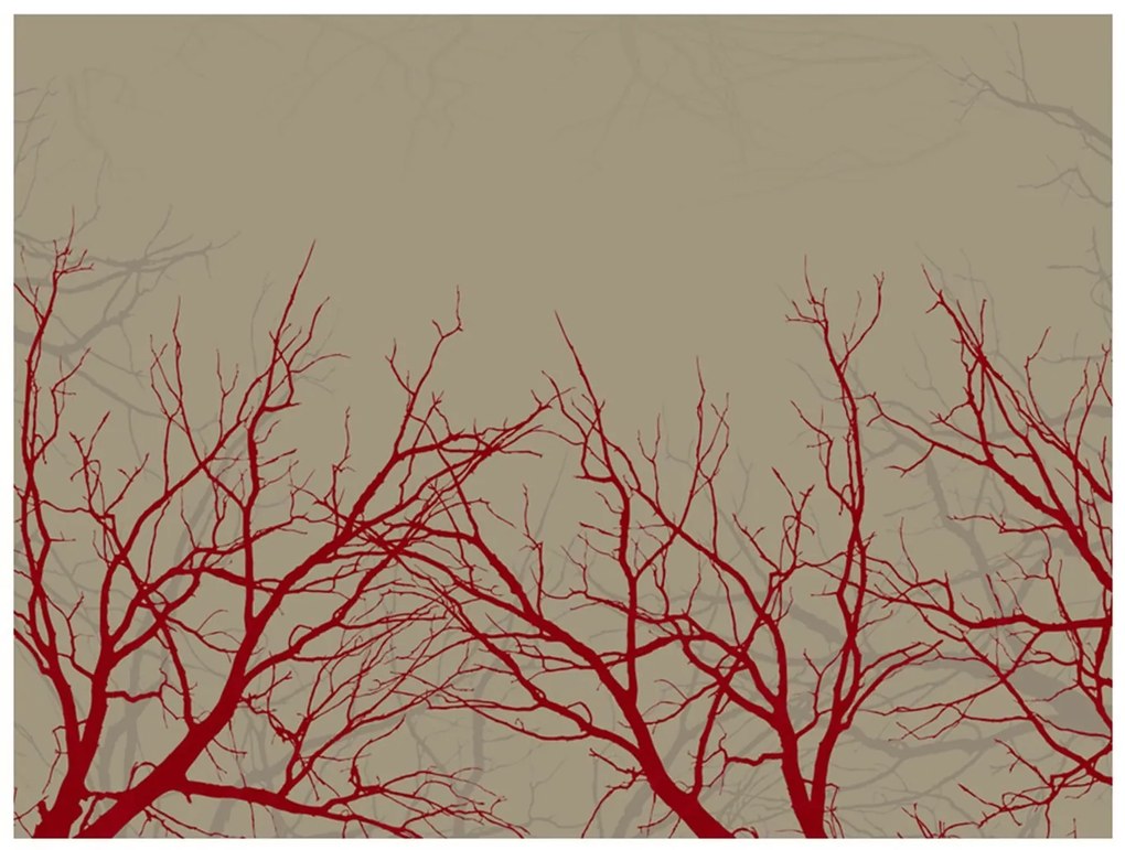 Φωτοταπετσαρία - Red-hot branches 200x154