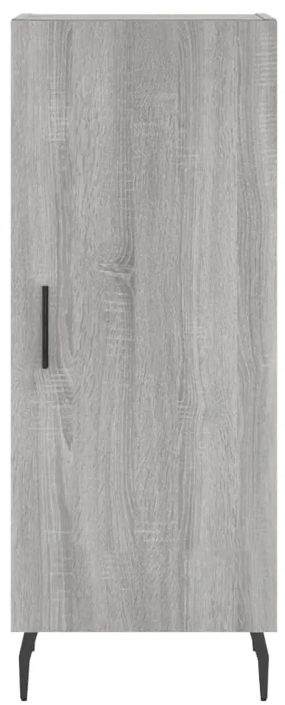 vidaXL Μπουφές Sonoma Γκρι 34,5 x 34 x 180 εκ. από Επεξεργασμένο Ξύλο