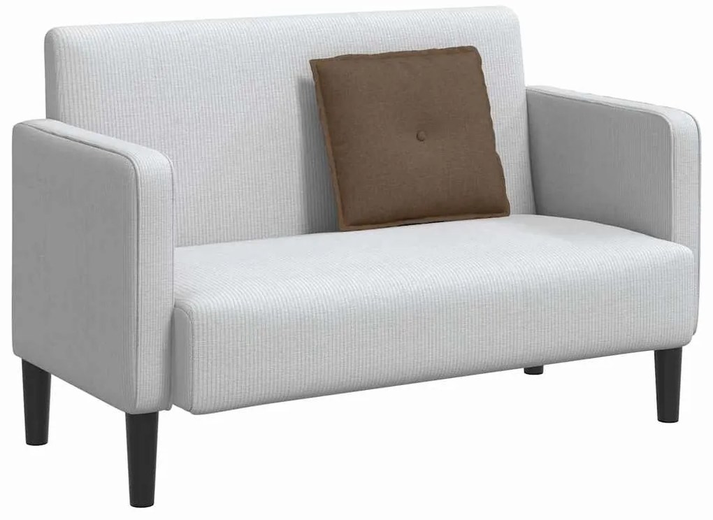 vidaXL Μαξιλάρι Πλάτης Καφέ 50 x 19 x 45 εκ ύφασμα