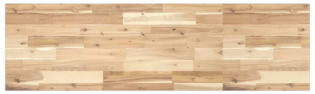 vidaXL Επιφάνεια Νιπτήρα Μπάνιου Ακατέργαστη 120x40x2 εκ. Μασίφ Ακακία