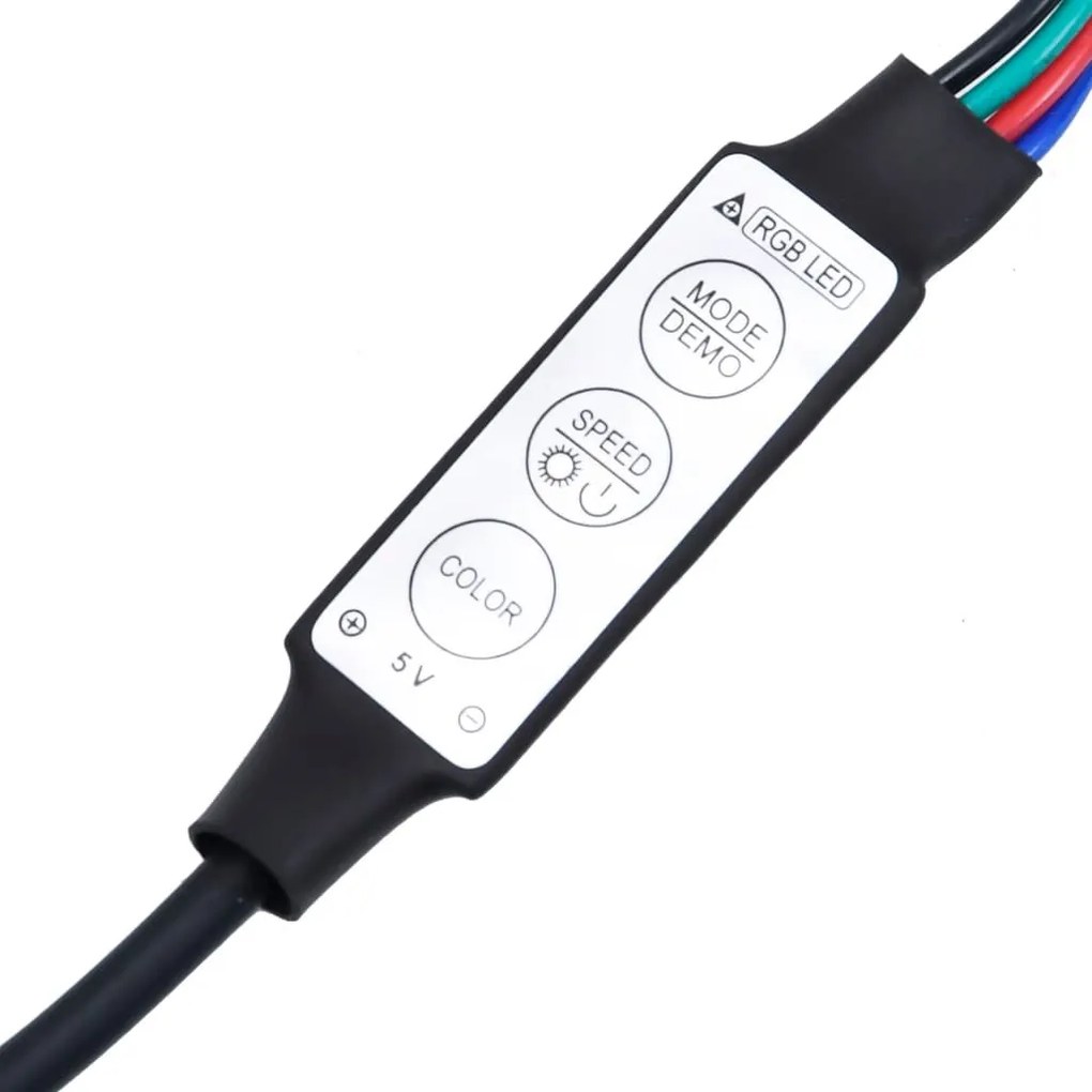 Κεφαλάρι Κρεβατιού με LED Καφέ Δρυς 160x18,5x103,5 εκ - Καφέ