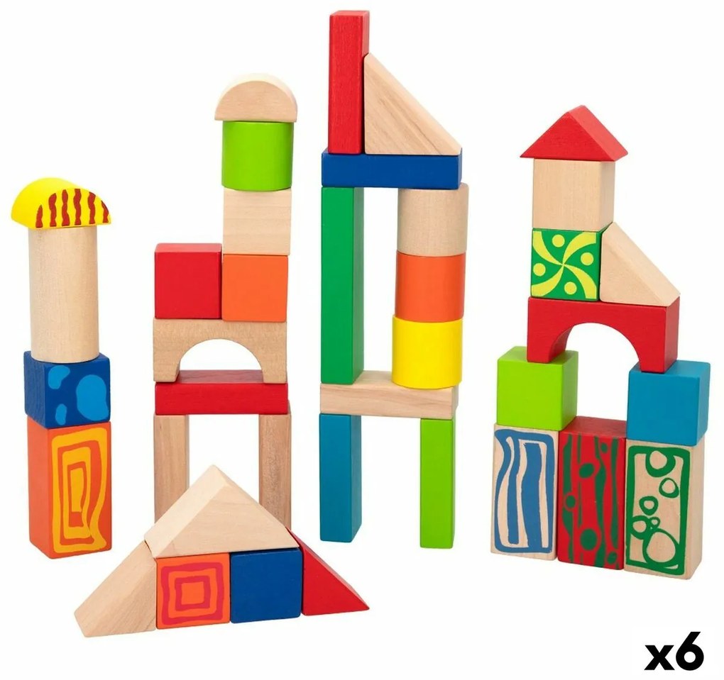 Παιχνίδι Kατασκευή Woomax 50 Τεμάχια (x6)