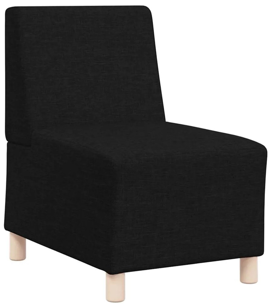 vidaXL Μοναδικός Καναπές χωρίς Χερούλια 2 pcs Μαύρο 55 x 74 x 82 εκ.