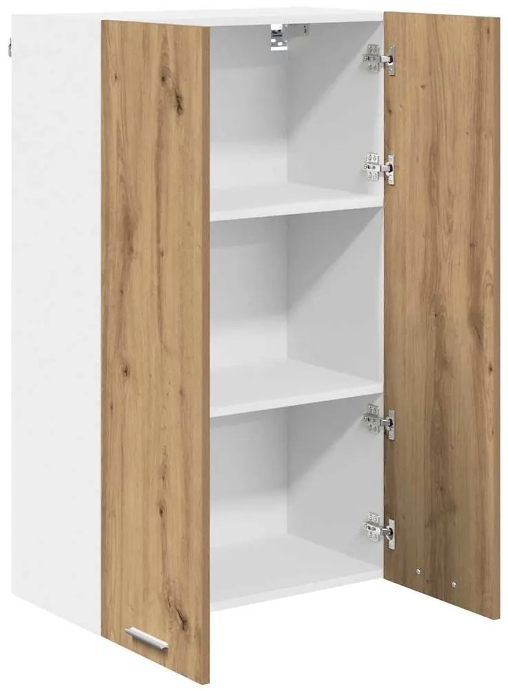 vidaXL Κρεμαστό ντουλάπι με αποθήκευση Artisan Oak 60 x 31 x 100 εκ.