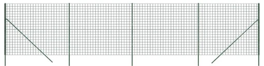 Συρματόπλεγμα Περίφραξης Πράσινο 1,6x10 μ. Γαλβανισμένο Ατσάλι - Πράσινο
