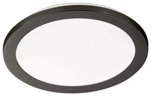 Πλαφονιέρα Φωτιστικό Οροφής LED 20W Flat Μαύρο 3000K 820102 Fischer Honsel-820102-Μαύρο 820102