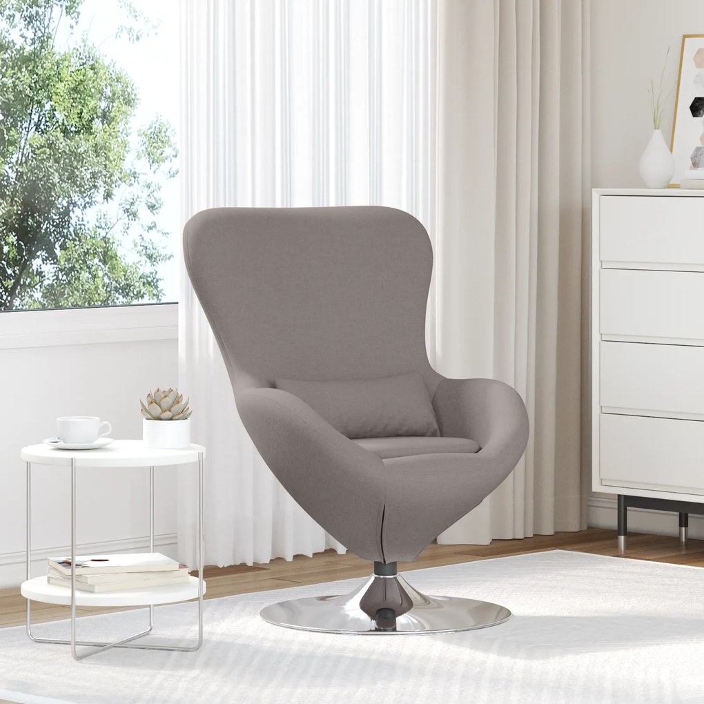 vidaXL Αυγό Πολυθρόνα Ταπεί Fabric