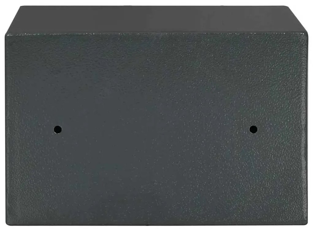 vidaXL Ψηφιακό Ασφαλές Σκούρο γκρι 31 x 20 x 20 εκ. Ατσάλι