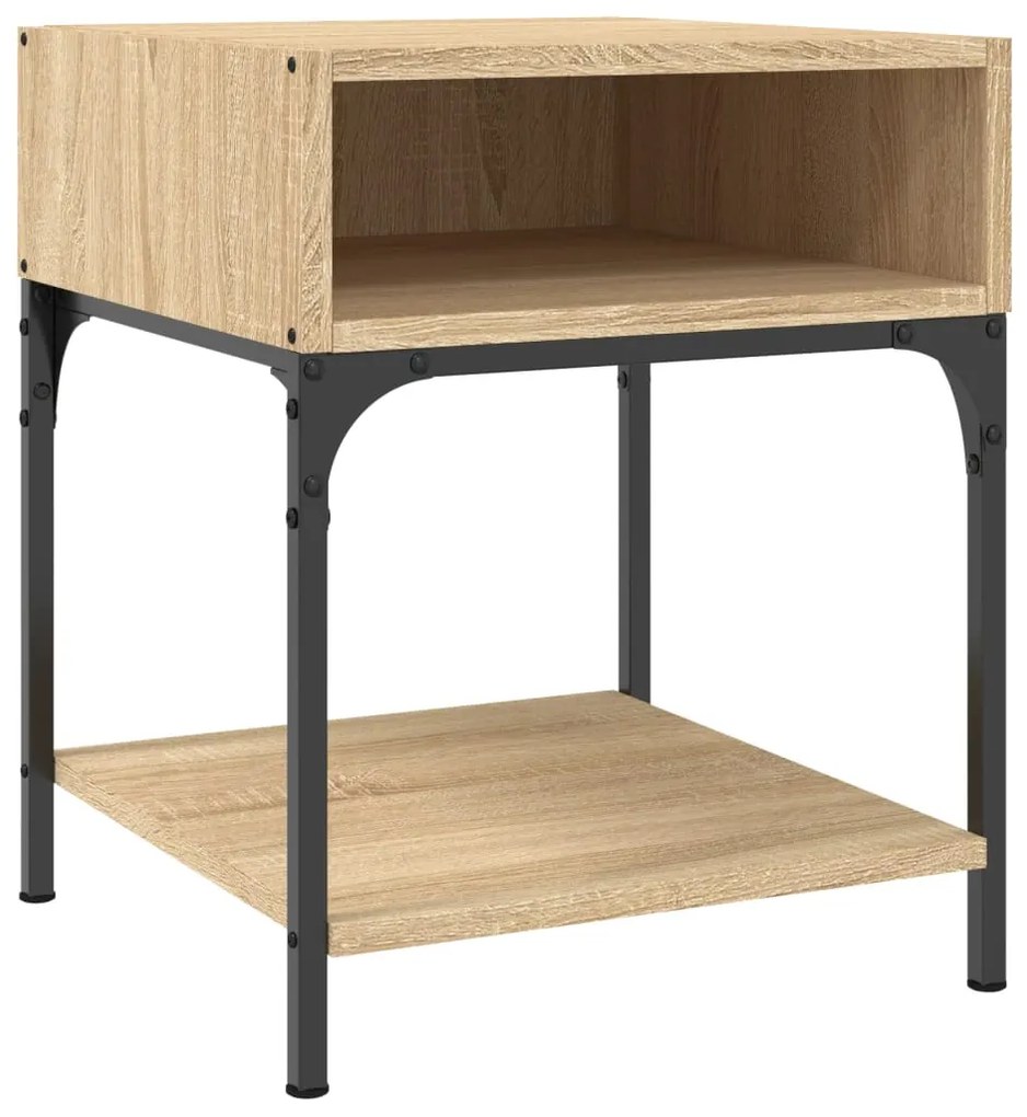 vidaXL Κομοδίνο Sonoma Δρυς 40 x 41 x 50 εκ. από Επεξεργασμένο Ξύλο