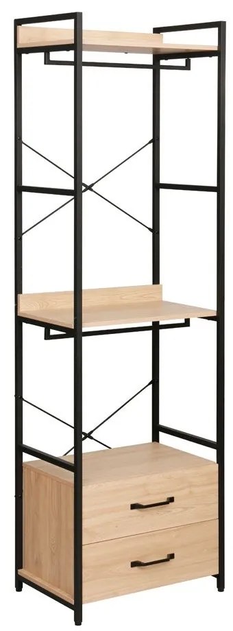 ΝΤΟΥΛΑΠΑ XENIA 3 SONOMA ΜΑΥΡΟ 60x40x200