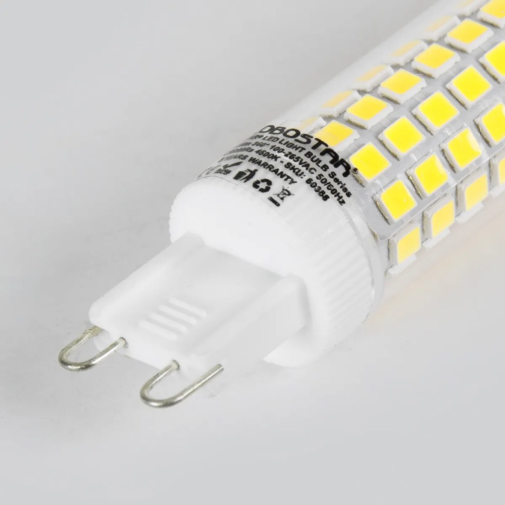 GloboStar 60387 Λάμπα LED G9 8W 1168lm 360° AC 220-240V IP20 Φ1.86 x Υ7.5cm Ψυχρό Λευκό 6000K - 3 Years Warranty