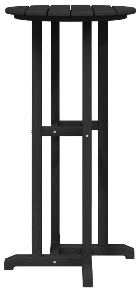 vidaXL Μαύρο Τραπέζι Μπαρ 55x55x107 εκ.
