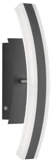 Απλίκα Φωτιστικό Τοίχου LED Μαύρο Stiff TW 30289 Fischer Honsel-30289-Μαύρο 30289