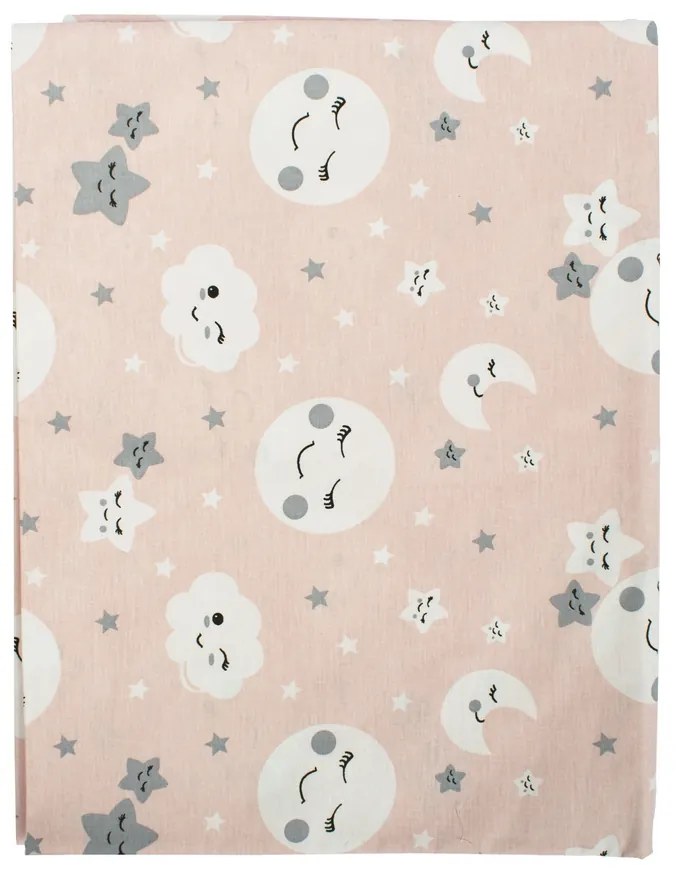 DIMcol ΠΑΝΑ ΧΑΣΕΣ ΒΡΕΦ Cotton 100% 80X80 Smile 82 Coral 1914513608008283