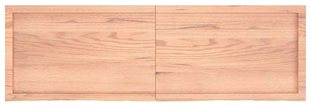 vidaXL Επιφ Τραπεζιού Αν Καφέ 160x50x(2-6)εκ. Επεξ. Μασίφ Ξύλο Δρυός