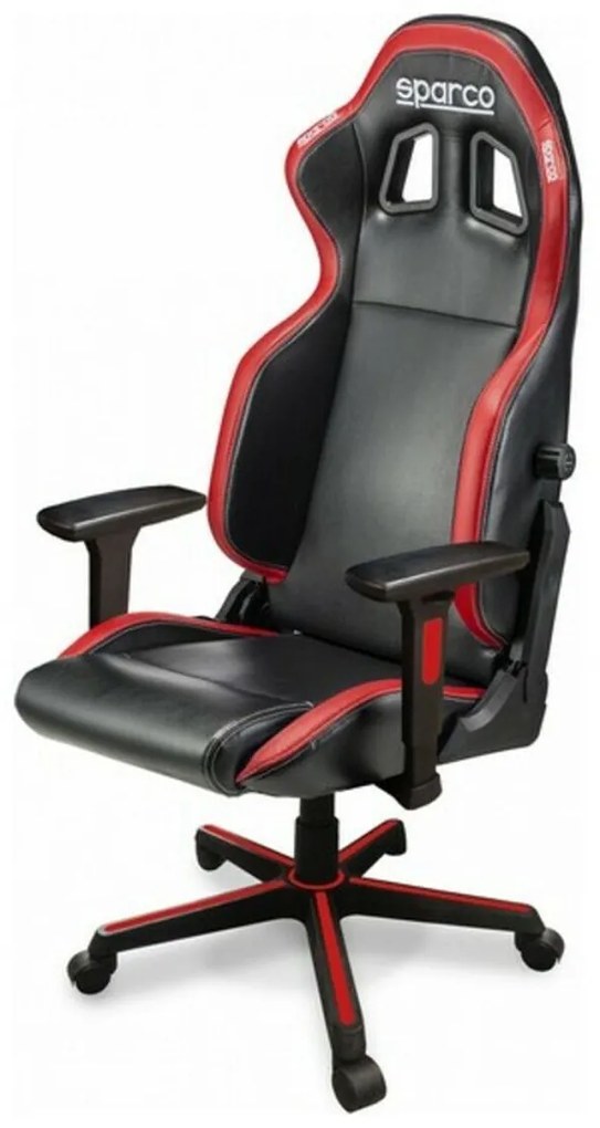 Καρέκλα Παιχνιδιού Sparco S00998NRRS Μαύρο Κόκκινο/Μαύρο