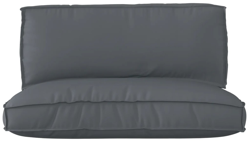 vidaXL Σετ Μαξιλαριών Πάγου 2 pcs Ανθρακί 120 x 80 x 12 cm