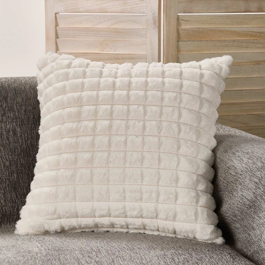 Διακοσμητική Μαξιλαροθήκη Γούνινη (45x45) Whitegg D0242-3