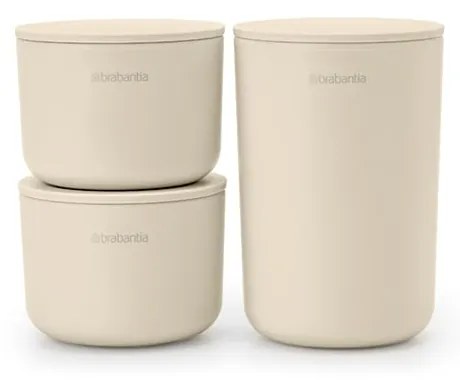 Brabantia 1006269 Σετ αποθήκευσης αξεσουάρ ReNew Soft Beige 3τμχ
