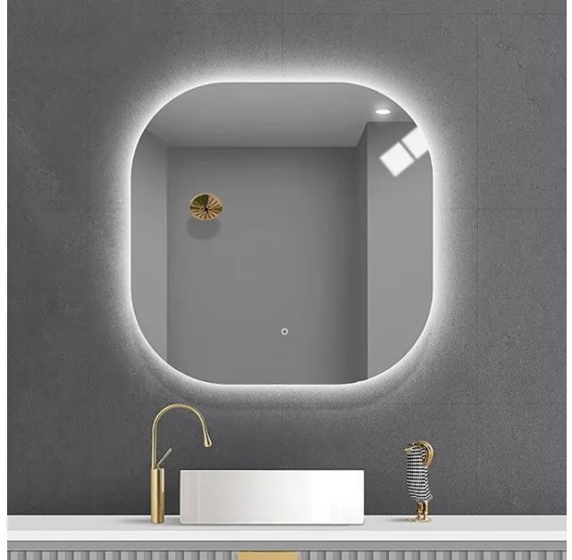 Καθρέπτης Μπάνιου LED IP44 Λευκό Julia 67-1060 Gloria-67-1060-Λευκό 67-1060