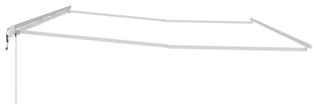 vidaXL Σκελετός Τέντας Λευκό 600 x 300 εκ Αλουμίνιο