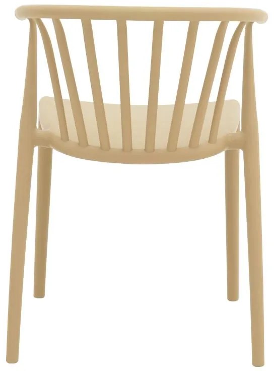 Καρέκλα - Πολυθρόνα Zelma pp σε cappucino απόχρωση 55x53x73 εκ. 55x53x73 εκ.