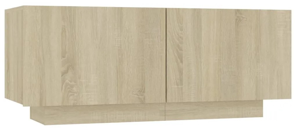 vidaXL Έπιπλο Τηλεόρασης Sonoma Δρυς 100 x 35 x 40 εκ. από Μοριοσανίδα