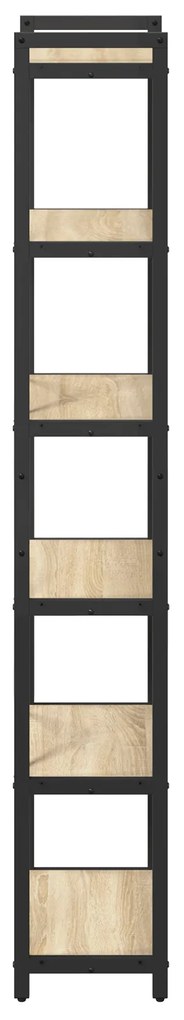 vidaXL Βιβλιοθήκη Sonoma Δρυς 40 x 30 x 188 εκ Επεξεργασμένο ξύλο