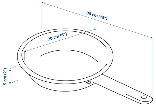 IKEA 365+ τηγάνι, 20 cm 905.806.98