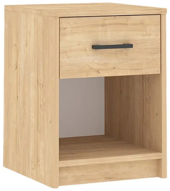 Κομοδίνο Scoty Megapap χρώμα sapphire oak 40,2x35,3x55εκ.