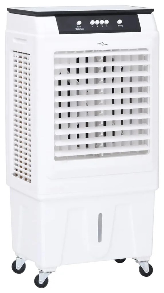 vidaXL Air Cooler Φορητό 3 σε 1 Ασπρόμαυρο 480 x 340 x 980 εκ. 80 W