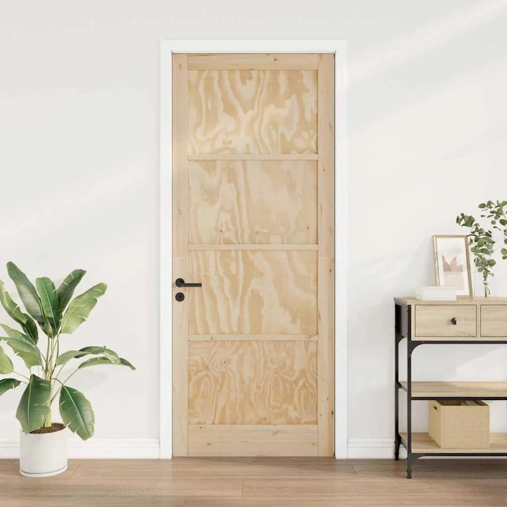 vidaXL Εσωτερική Πόρτα ORKDAL Καφέ 83 x 232 εκ. Κόντρα πλακέ