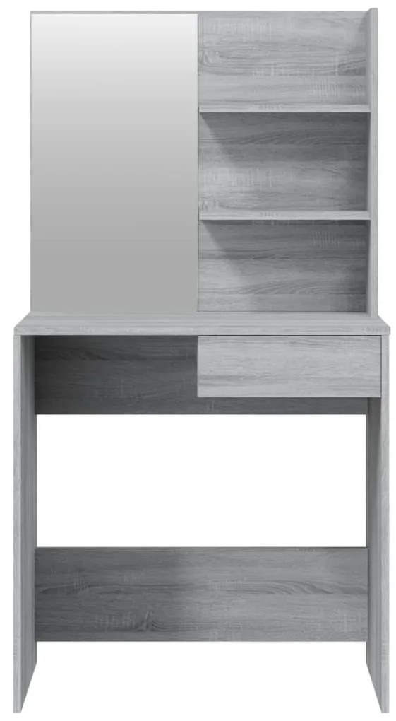 vidaXL Μπουντουάρ Σετ Γκρι Sonoma 74,5 x 40 x 141 εκ.