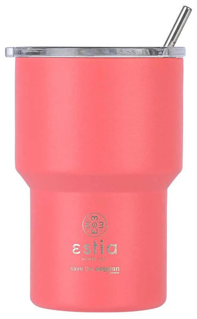 Ποτήρι Θερμός 400ml Estia Save The Aegean Fusion Coral
