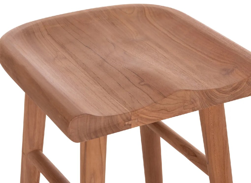 ΣΚΑΜΠΟ ΜΠΑΡ BOLMAR HM18108 ΞΥΛΟ ΤΕΑΚ ΣΕ ΦΥΣΙΚΟ 40.5x44x74Υεκ.