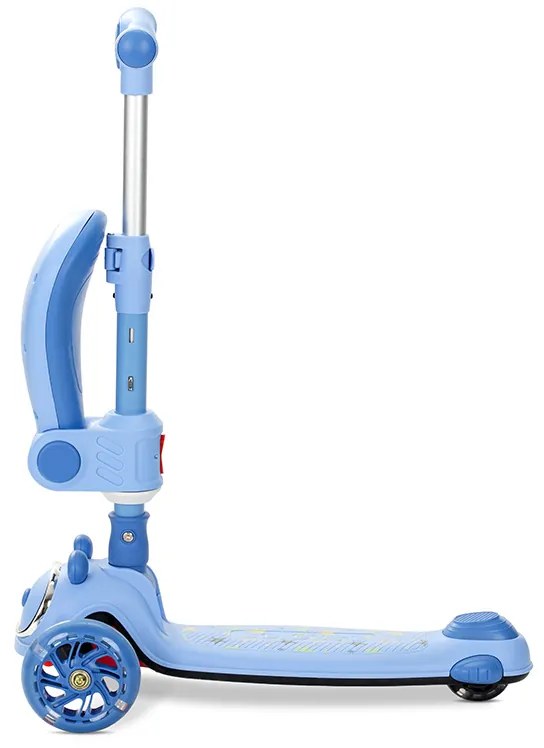 Πατίνι Scooter Swiftie Τρίτροχο Αναδιπλούμενο με Κάθισμα  Blue  10390220004 Lorelli