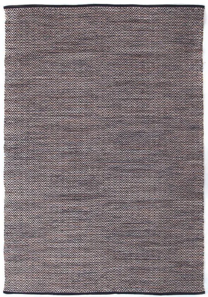 Χαλί Urban Cotton Kilim Venza Black Royal Carpet - 160 x 230 cm