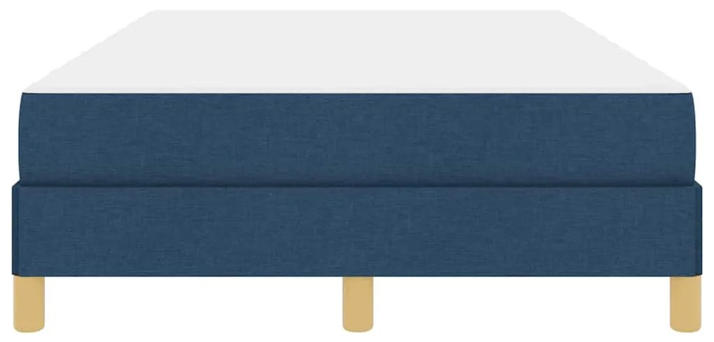 vidaXL Κρεβάτι με ελατήρια Μπλε 120 x 200 cm ύφασμα
