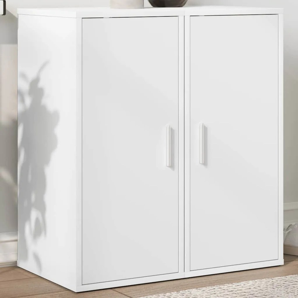 vidaXL Παπουτσοθήκες 2 τεμ. Λευκές 32 x 35 x 70 εκ. από Μοριοσανίδα