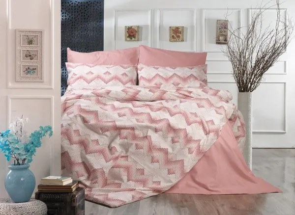 Πάπλωμα Polycotton Υπέρδιπλο 220x240εκ. Πηνελόπη 441 Coral DimCol