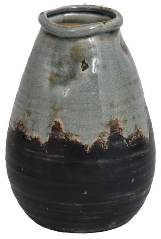 Βάζο Κεραμικό 0035-121-042 23,5cm Blue-Multi Ceramic