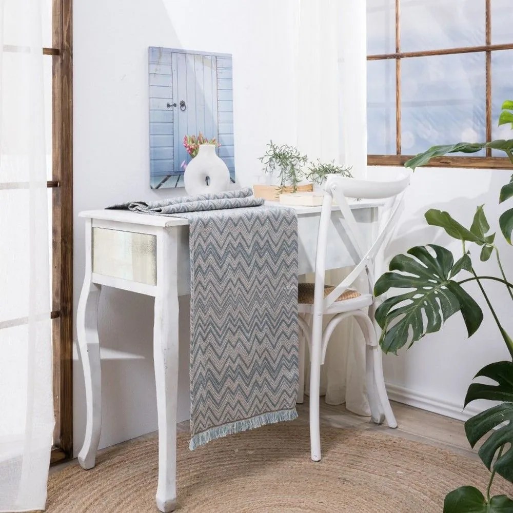 Τραβέρσα Piacenza 08 All Over Mint Teoran 45X180 Cotton-Polyester