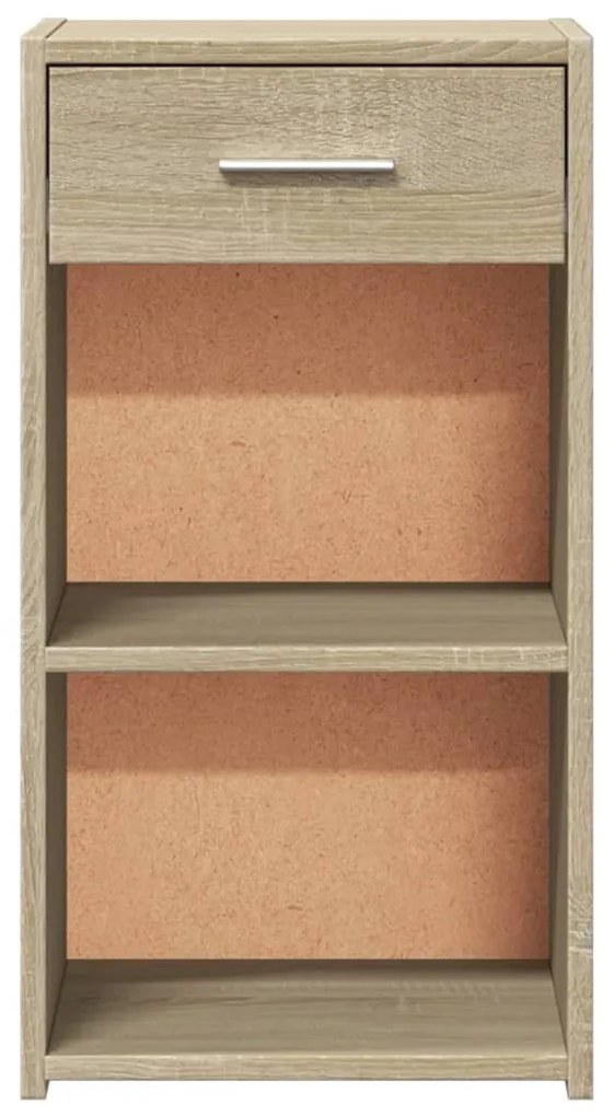 vidaXL Κομοδίνα 2 τεμ. Sonoma Δρυς 35x34x65 εκ. από Επεξεργασμένο Ξύλο
