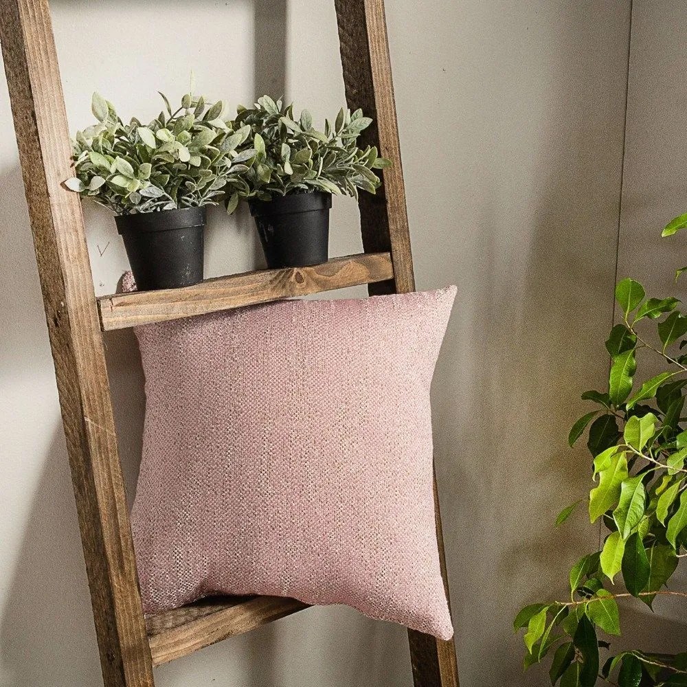 Μαξιλαροθήκη Διακοσμητική Avellino 06 Pink Teoran 43X43 Βαμβάκι-Πολυέστερ