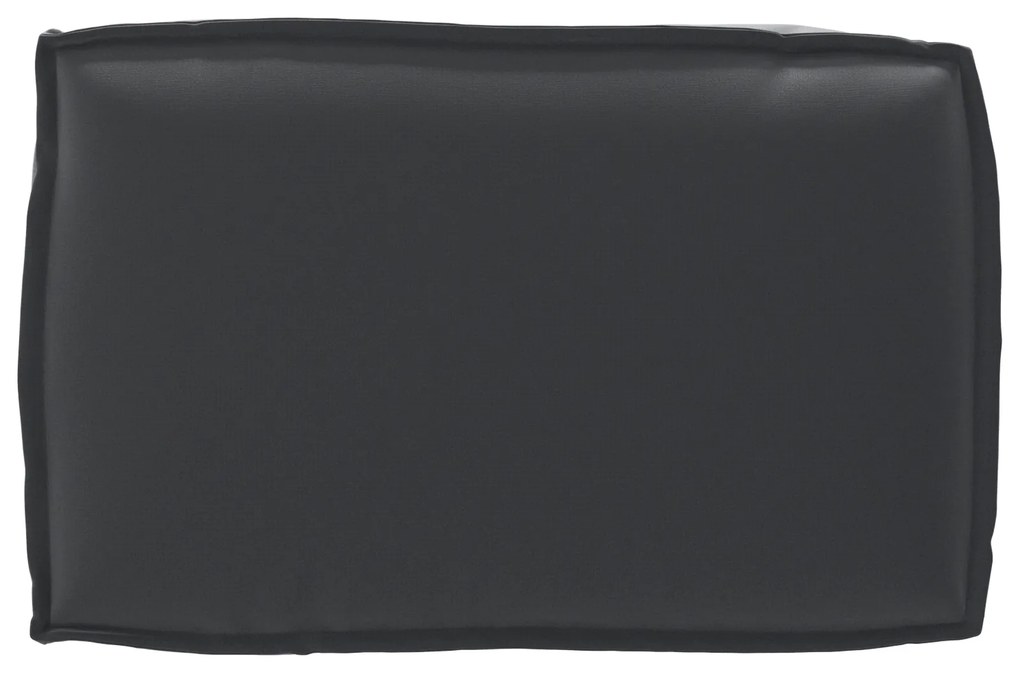 vidaXL Σετ Μαξιλαριών Πάγου 2 pcs Μαύρο 60 x 60 x 12 cm Ύφασμα Oxford