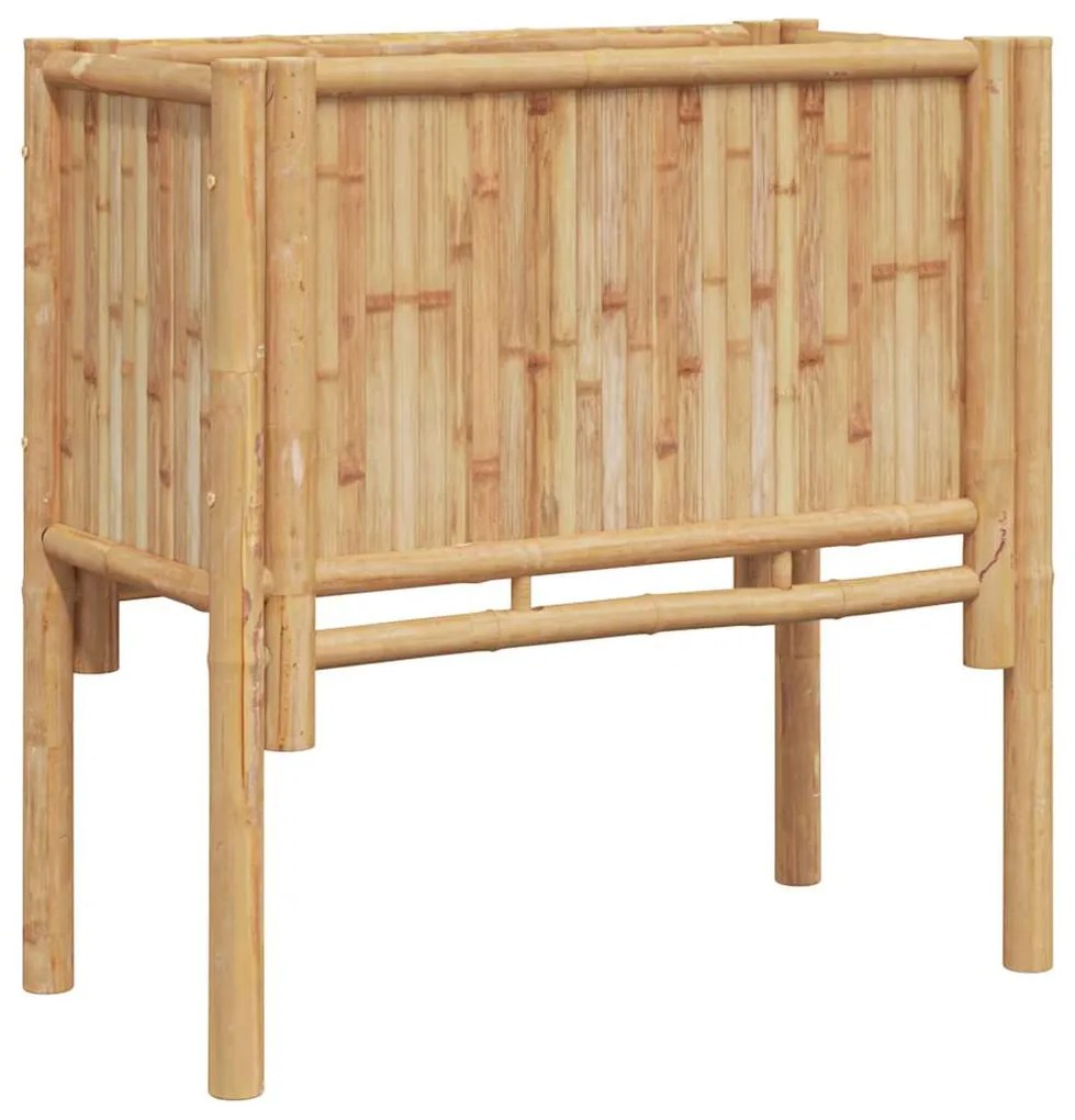 vidaXL Υπερυψωμένη Ζαρντινιέρα Καφέ 70 x 35 x 70 εκ. Μπαμπού