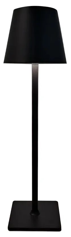 Επιτραπέζιο Επαναφορτιζόμενο Φωτιστικό 10xH37cm 1,5w 3000K 3 Step Dimmable Μαύρο InLight 3056-Black
