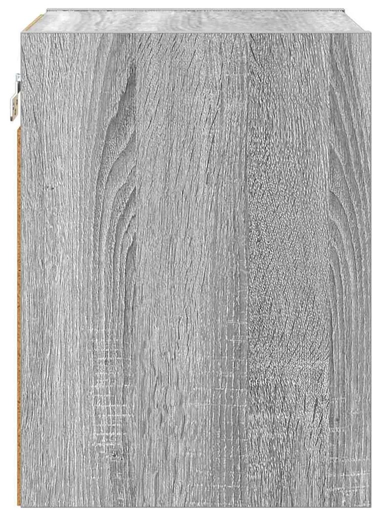 vidaXL Κρεμαστό ντουλάπι Γκρίζο Σονομα 30 x 29,5 x 40 εκ.