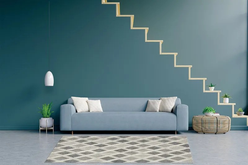 ΧΑΛΙ ETHNIK 3729D GREY-ECRU - 133X190  NewPlan
